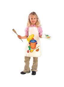 Lot de 5 tabliers pour enfants en coton