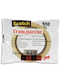 Ruban adhésif transparent 19mmx66m en sachet individuel 