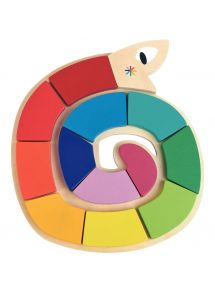 Encastrement le serpent des couleurs
