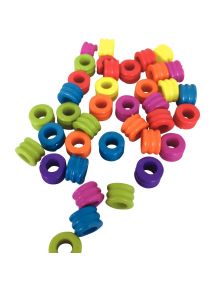 Sac d'environ 2000 perles cylindres assorties