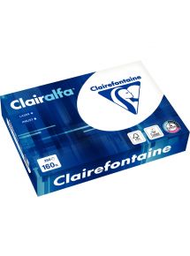 Papier Clairalfa A4 160g, blanc, ramette de 250 feuilles