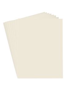 Pochette de 7 feuilles de plastique fou format 20 x 30 cm coloris blanc