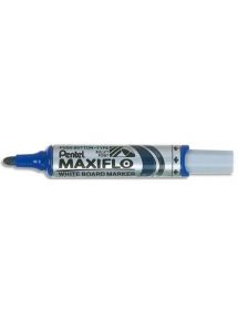 Marqueurs Maxiflo pour tableau blanc pointe conique large bleu