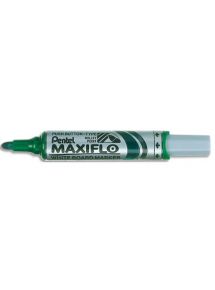Marqueurs Maxiflo pour tableau blanc pointe conique large vert