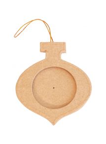 Lot de 10 cadres boules de Noël à suspendre, assortiment n°2