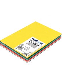 Paquet de 250 feuilles COLORLINE format A4 150g assortis