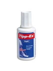 Correcteur fluide blanc Tipp-Ex Rapid, 20ml