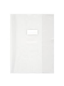 Paquet de 10 protège-cahiers en PVC 21/100ème, pour format 24x32 cm, incolore