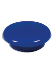 Aimant rond, diamètre 11 mm, blister de 16 couleur bleu