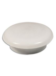 Aimant rond, diamètre 11 mm, blister de 16 couleur blanc