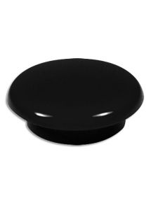 Aimant rond, diamètre 11 mm, blister de 16 couleur noir
