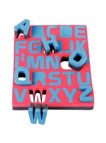 Lot de 26 maxi pochoirs éponges 2 densités. les 26 lettres de l'alphabet en majuscule