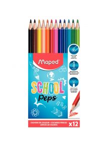 Crayon de couleur Color'Peps, étui de 12 
