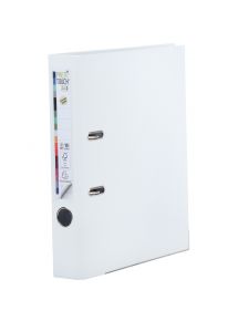 Classeur à levier PREM'TOUCH format A4+, dos 5 cm, blanc