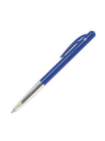 Stylo bille pointe moyenne M10, écriture 1 mm, bleu
