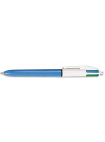 Stylo bille pointe moyenne, Bic 4 couleurs version Classique