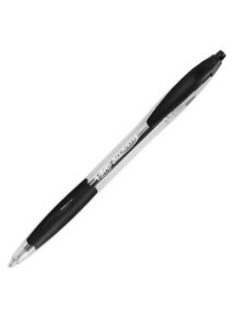 Stylo bille pointe moyenne Atlantis, écriture 1 mm, noir
