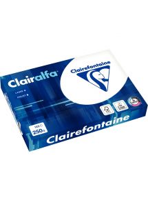Paquet de 125 feuilles format A4 250g blanc CLAIRALFA