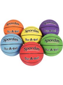 Sachet de 6 ballons de basket taille 5 assortis