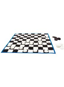 Jeu de dames XXL en tissu