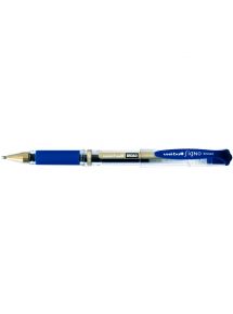 Stylo bille encre gel Uni-Ball Signo gel Grip, bleu