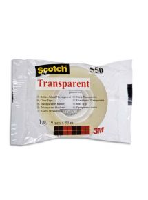 Ruban adhésif transparent 19mmx33m en sachet individuel