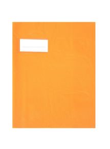 Paquet de 10 protège-cahiers en PVC 21/100ème, pour format 17x22 cm, orange