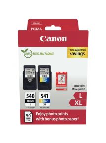 Canon 540L/541XL lot 2 cartouches encre noir & couleurs hte capa authentique PG540BKL /CL541CMJ XL