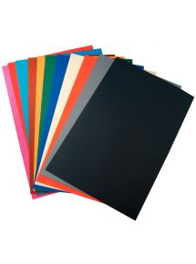 Paquet de 50 feuilles Cartoline 50x32,5cm assortis