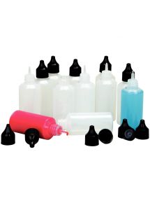 Flacons vide contenance 60ml avec couvercle, lot de 12