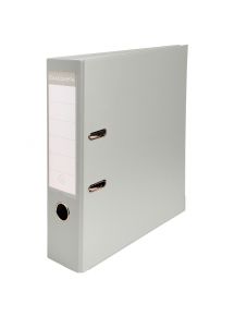 Classeur à levier pour format A4, dos 8 cm, gris