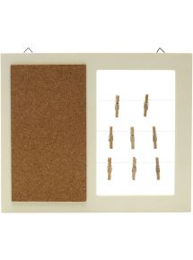 Tableau mémo en bois 22x18 cm