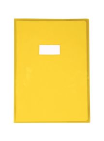 Protège-cahier cristal 21 x 29,7cm 22/100 coloris jaune