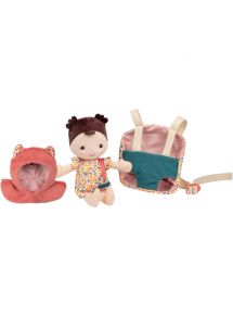 Poupée Jeanne et son porte-bébé LILLIPUTIENS