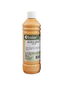 Gouache métallisée, flacon de 500ml, or