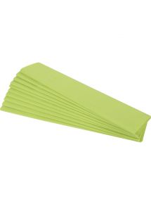 Paquet de 10 feuilles crépon supérieur 250x50  vert pré