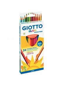 Étui de 24 crayons Elios Wood Free assortis