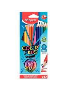 Crayon de couleurs Color'Peps Green Strong, boîte de 12 