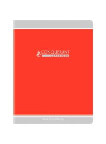 Cahier 17x22cm, 140p, grands carreaux, piqûre 90g