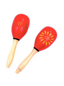Paire de maracas en bois