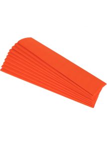 Paquet de 10 feuilles crépon supérieur 250x50 orange