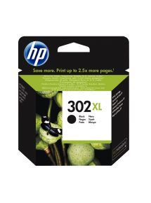 HP 302XL cartouche d'encre noire grande capacité authentique (F6U68AE)