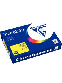 Papier Trophée A4 80g, jaune soleil, ramette de 500 feuilles (2101705)