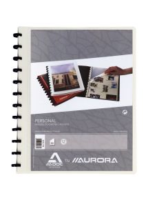 Protège-documents personnalisable 60 vues ADOC BIND-EX, couverture en polypropylène blanc