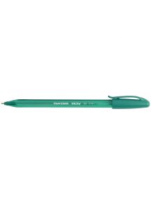 Stylo bille pointe moyenne Inkjoy 100, écriture 0,4mm, vert