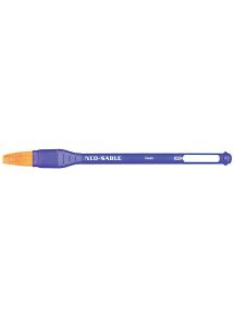 Brosse KAMIKAZE N° 14 poils synthétiques très résistants manche plastique solide ( sans PVC )