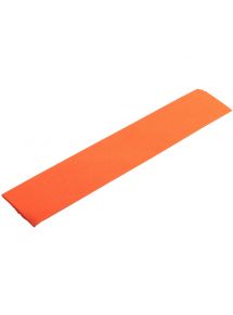 Paquet de 10 feuilles crépon ordinaire 200x50 cm  orange