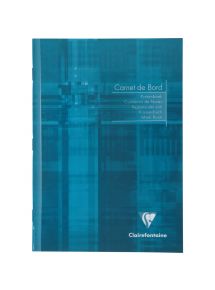 Carnet de bord 14,8x21cm, 40 pages, marge détachable