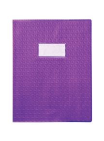 Paquet de 30 protège-cahiers en PVC 10/100ème, pour format 17x22 cm, violet