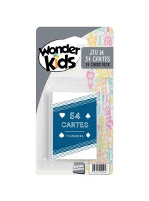 Jeu de 54 cartes sous étui carton